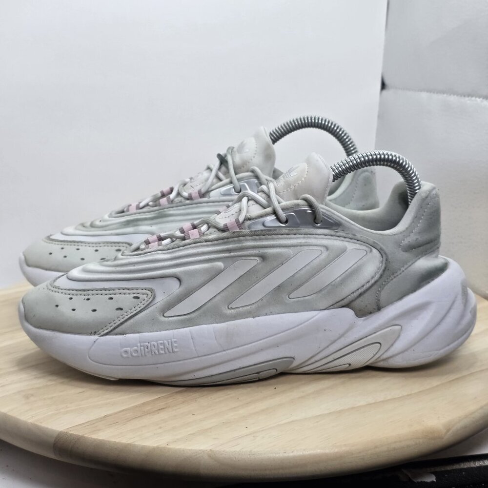 Size 7‎ - adidas Originals Womens Ozelia W Grey Reflective Casual Shoes GW0612